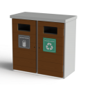 Eco Double Recycler Bin